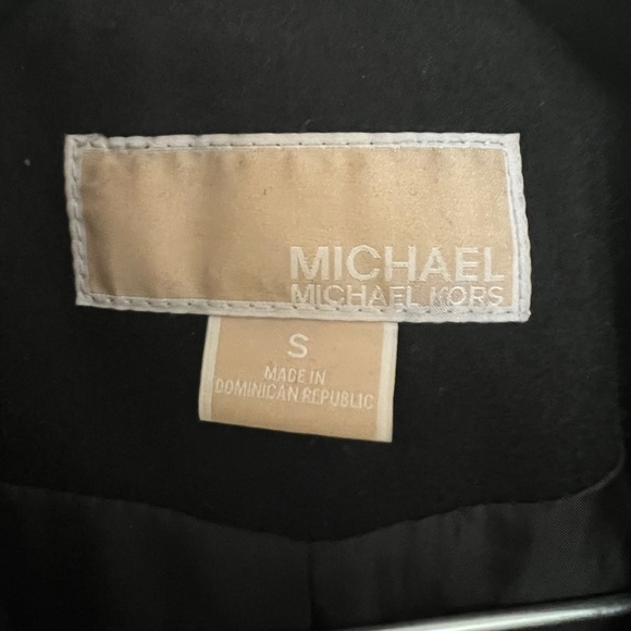 Michael Kors Black Pea Coat - Size Small - Picture 6 of 8